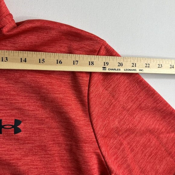 Under Armour Sweater Mens Size XL Pullover Red 1/4 Zip‎ Fleece Sweatshirt Active - Picture 9 of 9